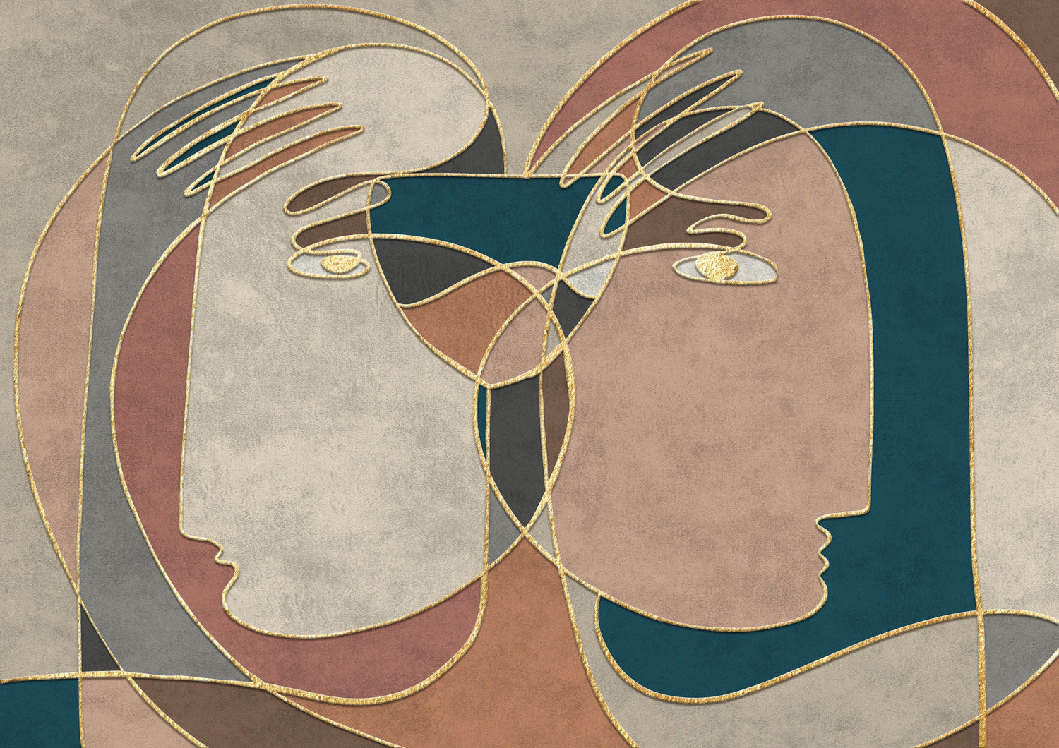 Papiers peints Visage Abstrait